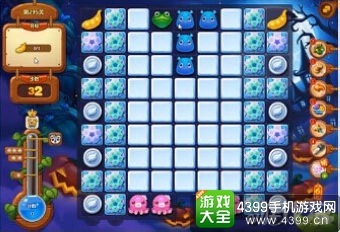开心消消乐295三星攻略
