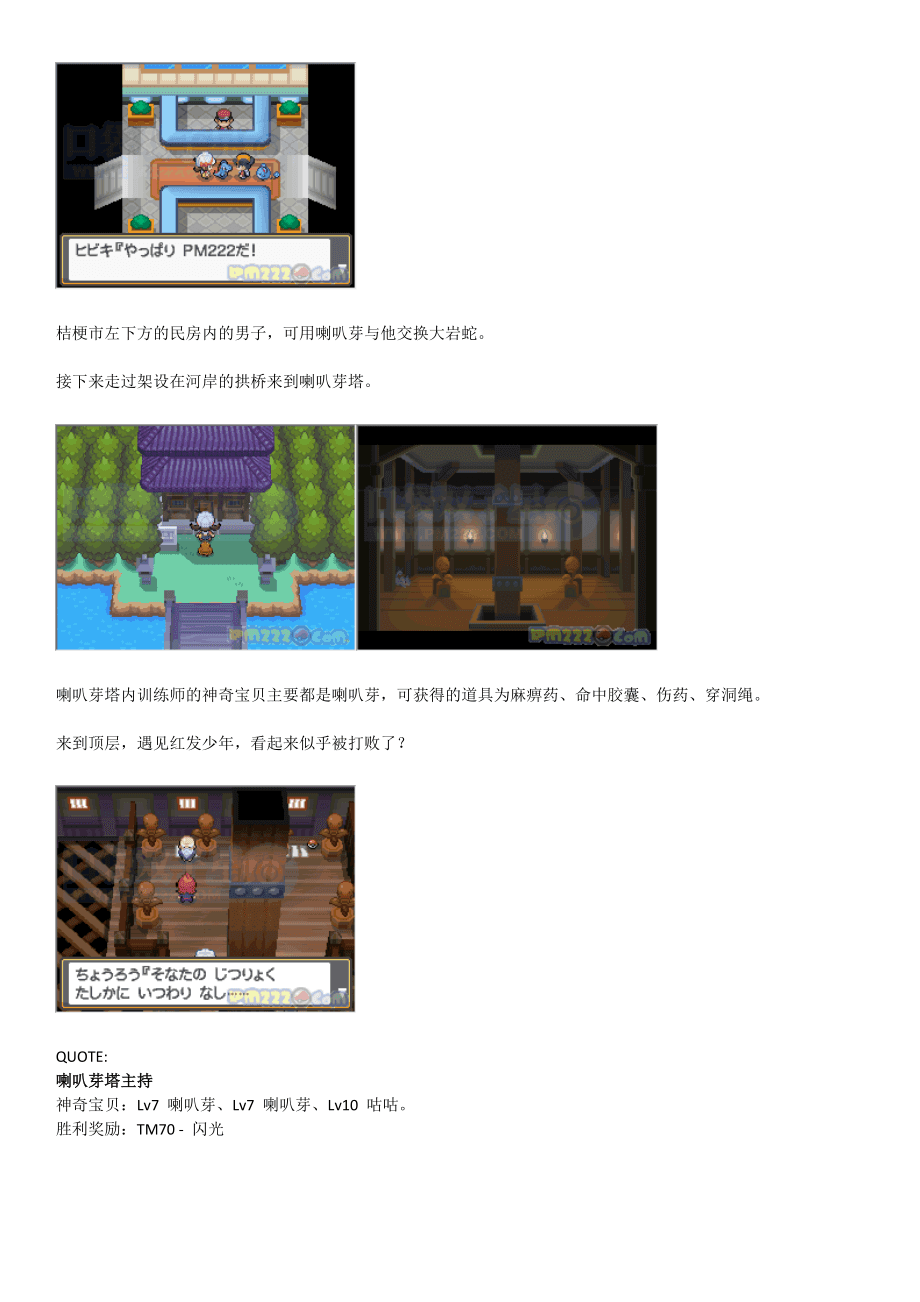 口袋妖怪金关东攻略
